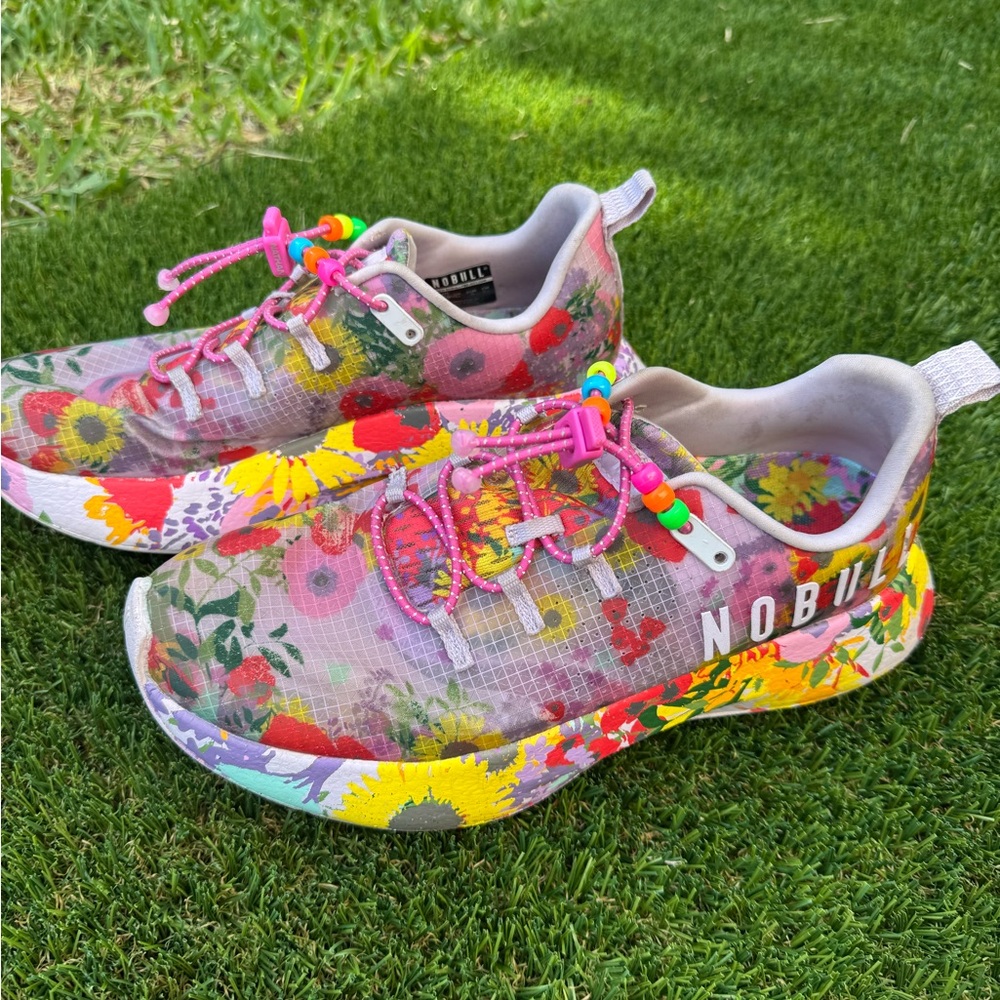 NOBULL floral running sneakers